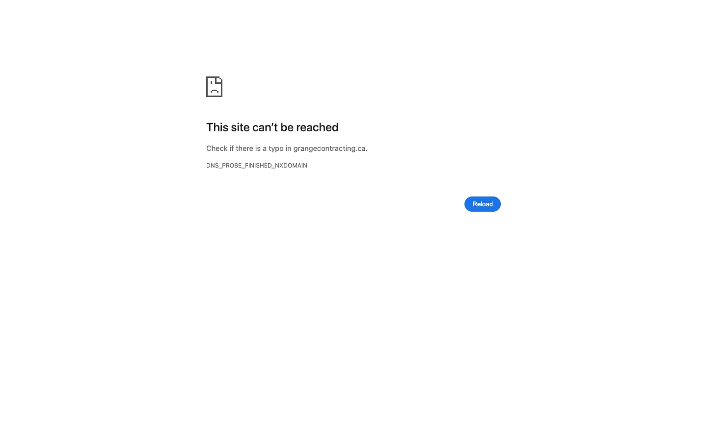 The current homepage